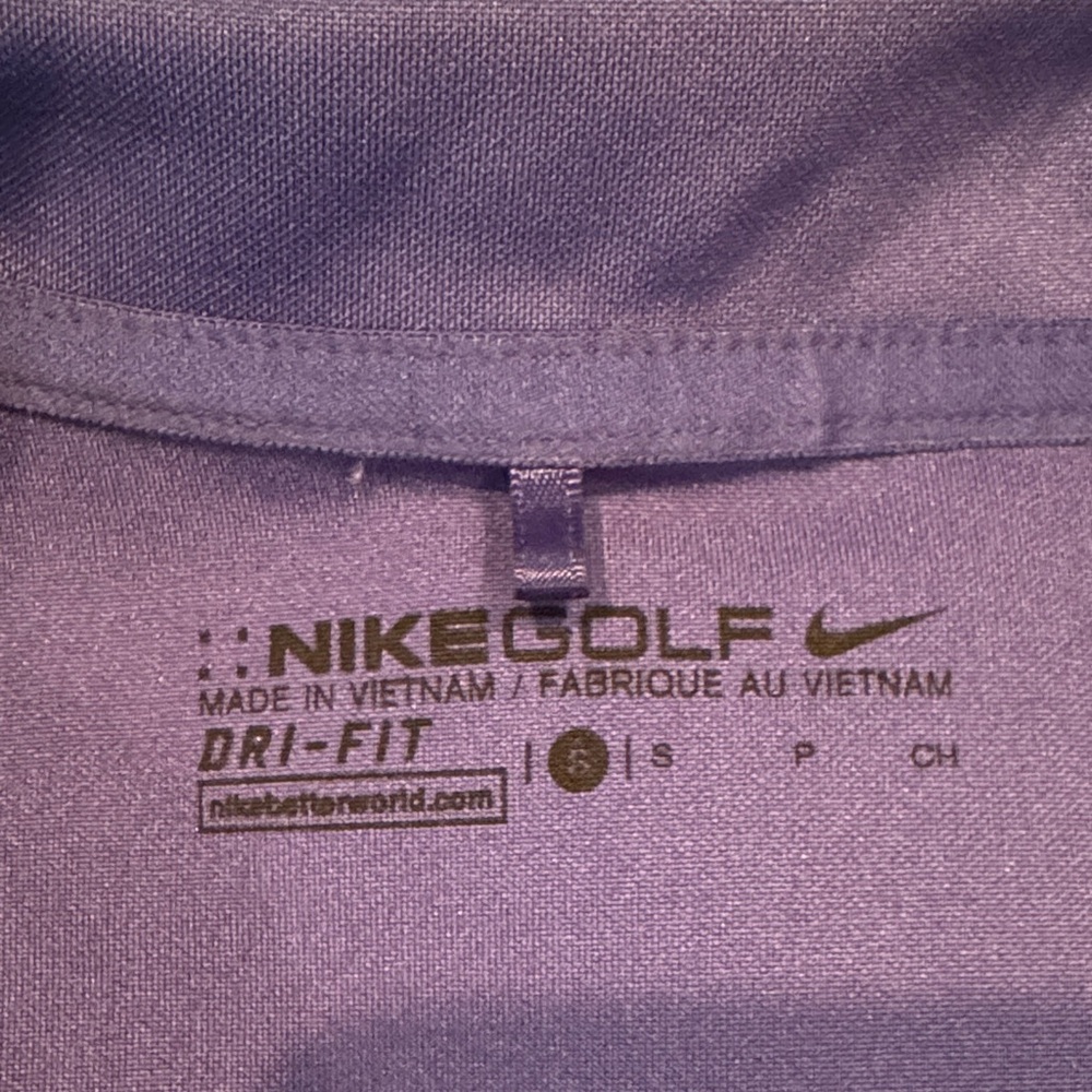 Nike Women's Purple Polo Shirt - Picture 2 of 2